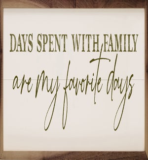 Are My Favorite Days White